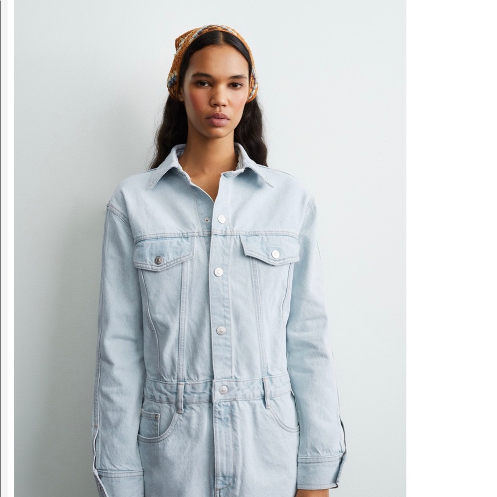ZARA NWT Denim Dress - Picture 13 of 13